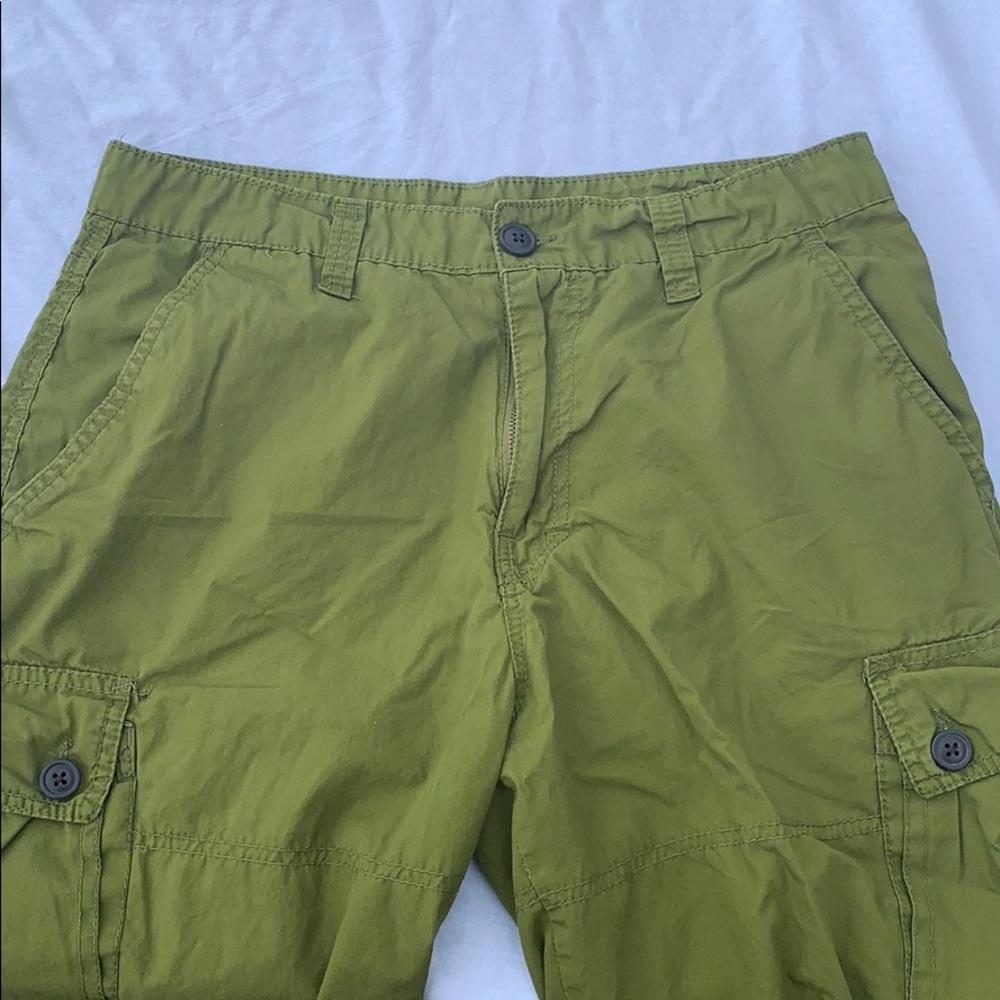 Green Arizona cargo shorts